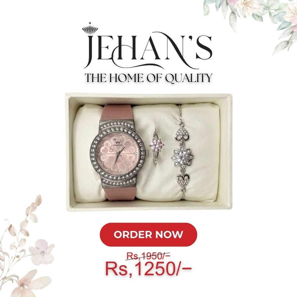 JEHAN’S Luxury Watch & Jewelry Gift Set